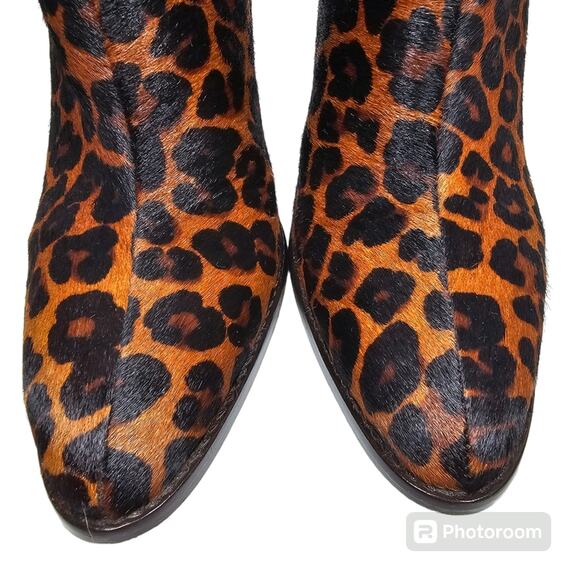 Matisse Eclair Leopard Cowhair Booties Women's 7.5 M - Picture 3 of 15